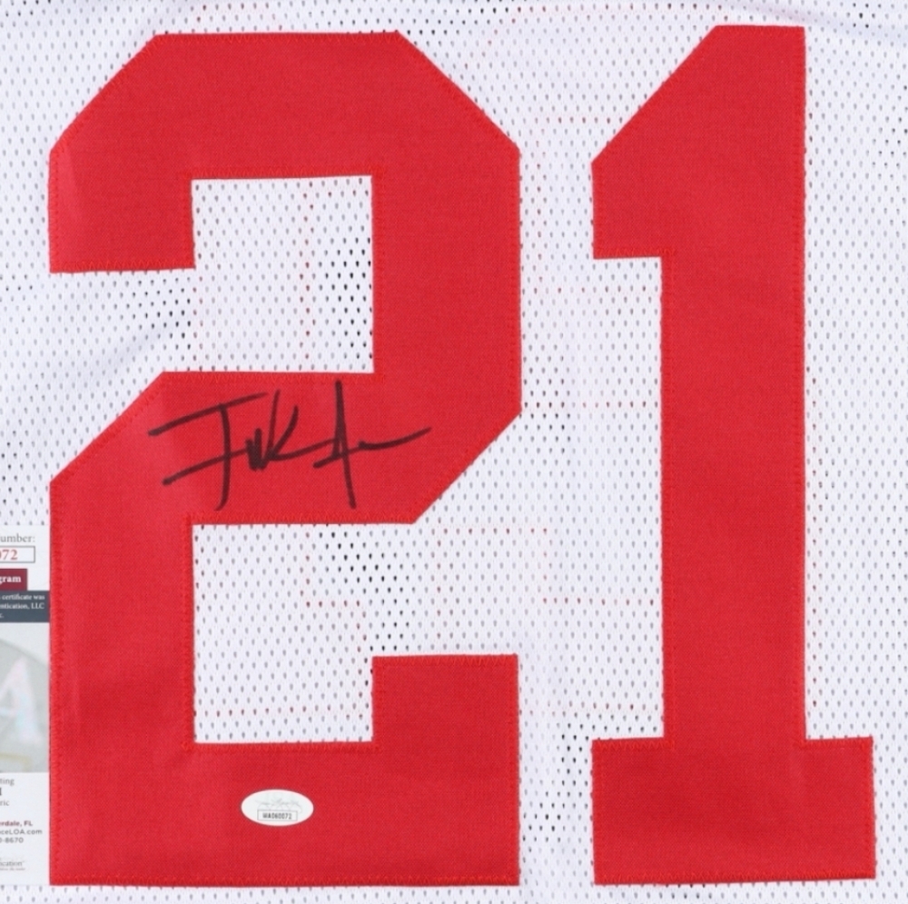 #21 Frank Gore 49ers Autographed jersey